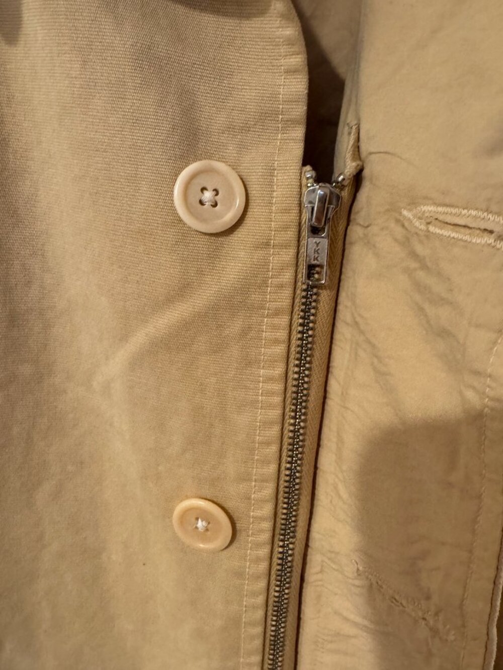 Rudy Jude Grosgrain Trench Coat - Size Large - Picture 8 of 8